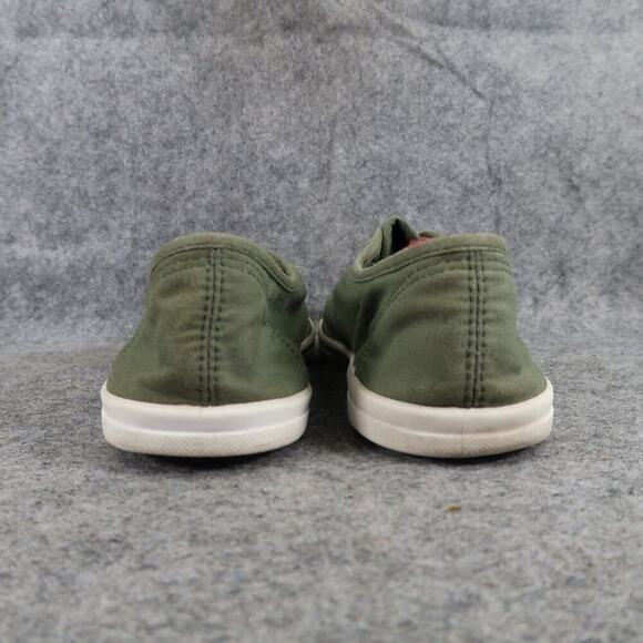 Mossimo Shoes Womens 8 Slip On Sneaker Flats Casual Canvas Green Comfort Active - Picture 5 of 13